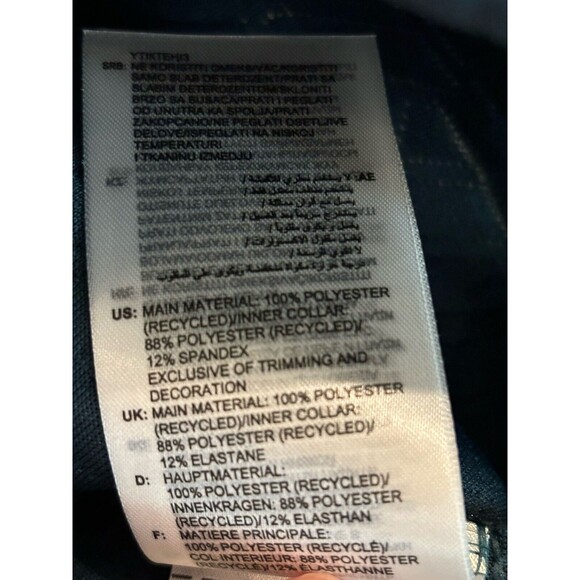 Adidas Men DWR 1/4 Zip Pullover Sweatshirt Blue Quilted Golf 2XL XXL NWT - Picture 7 of 8